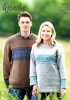 Knitting Patterns - Wendy 5947 - Ramsdale DK - Family Fairisle Sweater